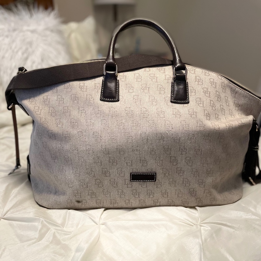 Dooney & Bourke Coated Cotton Monogram Weekender